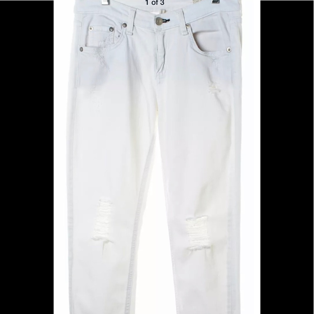 EUC RAG & BONE White Skinny/Slim Jeans Sz 26 - Picture 1 of 3